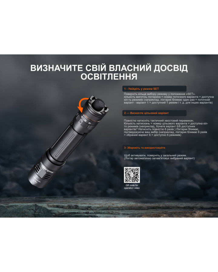 Ліхтар тактичний Fenix PD45R ACE