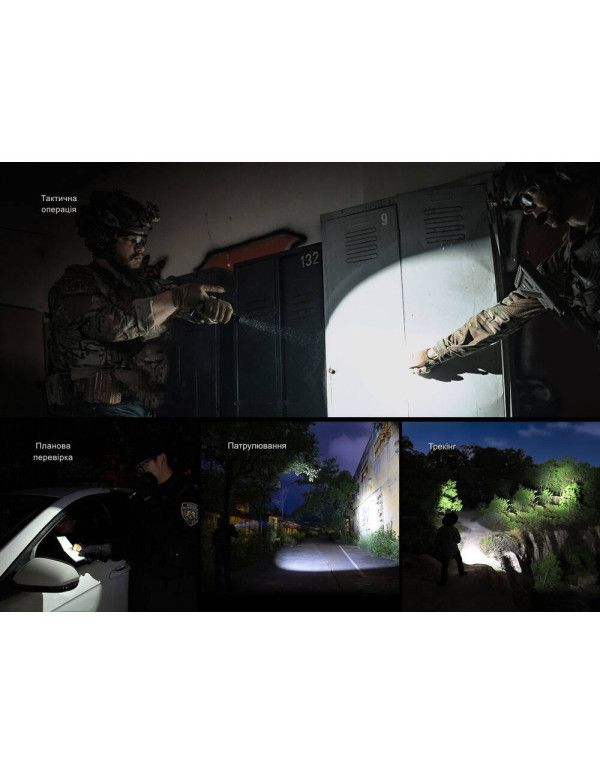 Ліхтар тактичний ручний Fenix PD36R ACE 3000 лм