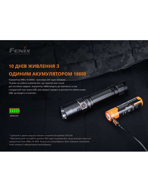 Ліхтар ручний Fenix PD35 V3.0