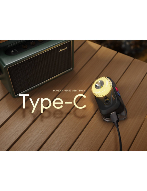 Ліхтар налобний Fenix HL17R, чорний