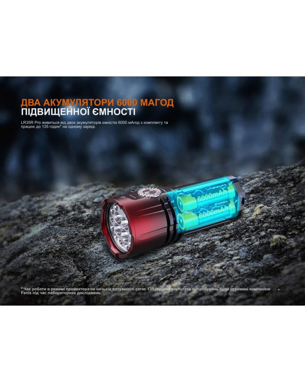 Ліхтар пошуковий ручний Fenix LR35R PRO | Лімітована серія