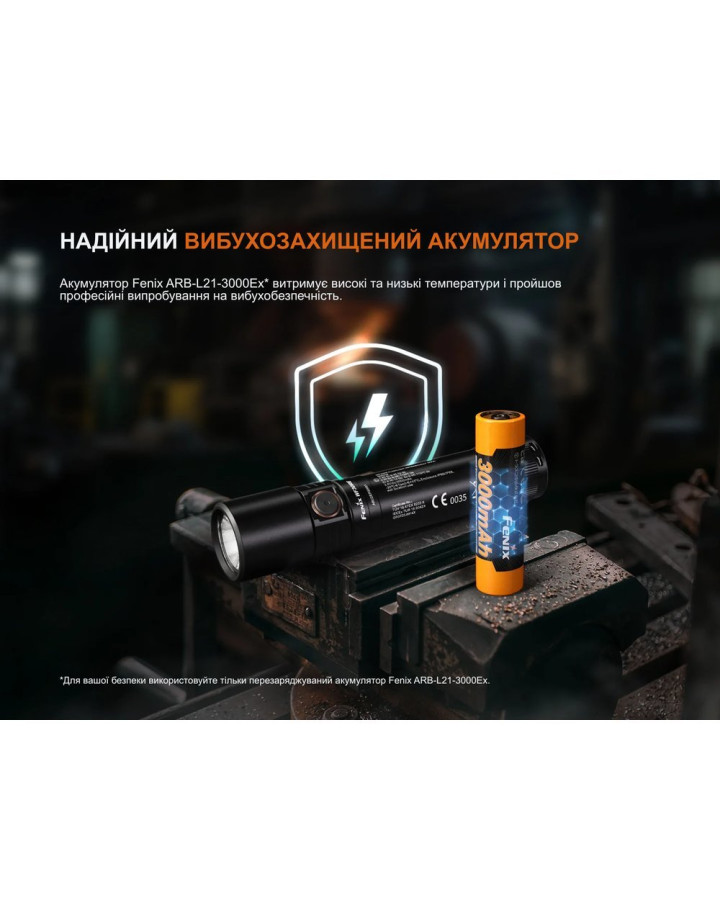 Ліхтар ручний вибухобезпечний Fenix WF30RE Spark