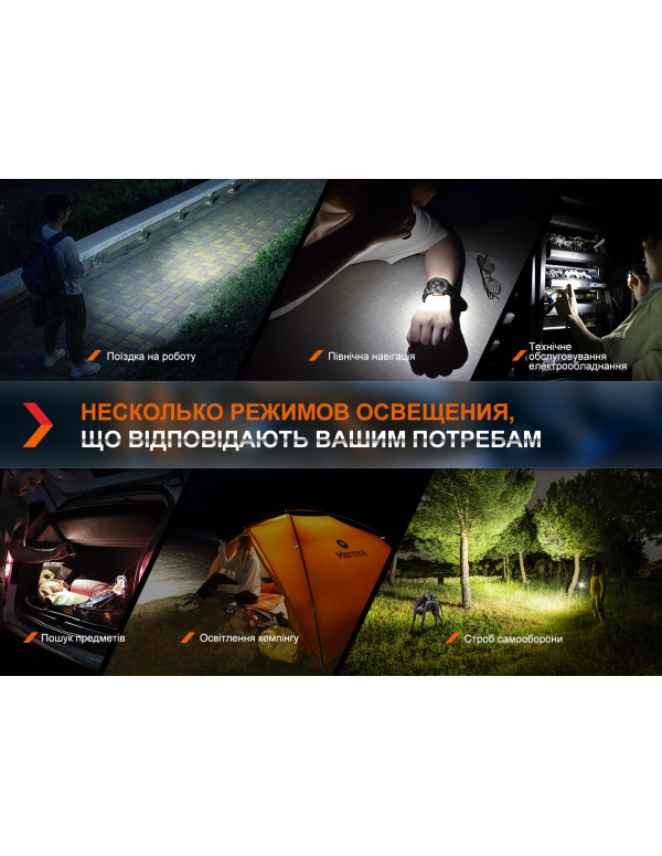 Ліхтар ручний Fenix E18R V2.0