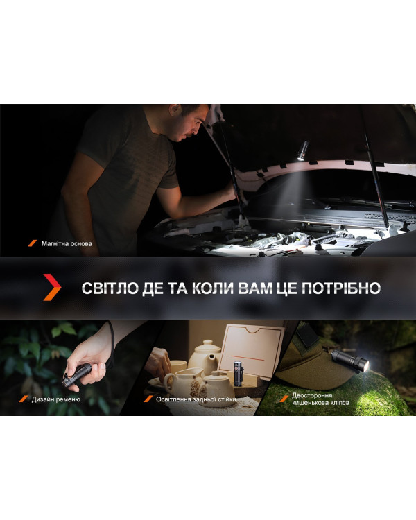 Ліхтар ручний Fenix E18R V2.0