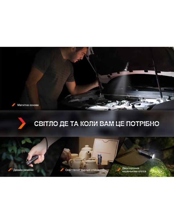 Ліхтар ручний Fenix E18R V2.0