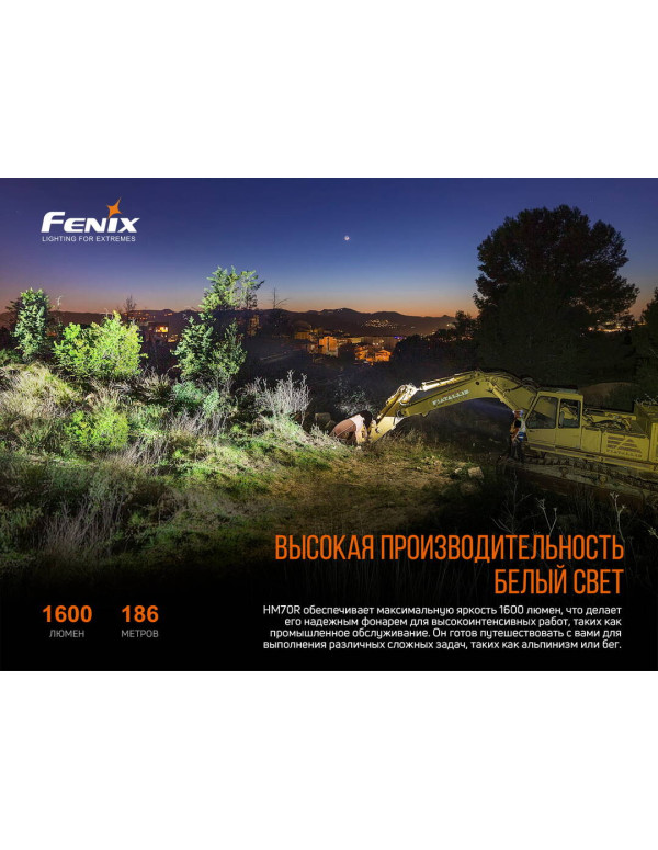 Ліхтар налобний Fenix HM70R
