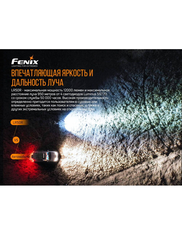 Ліхтар ручний Fenix LR50R