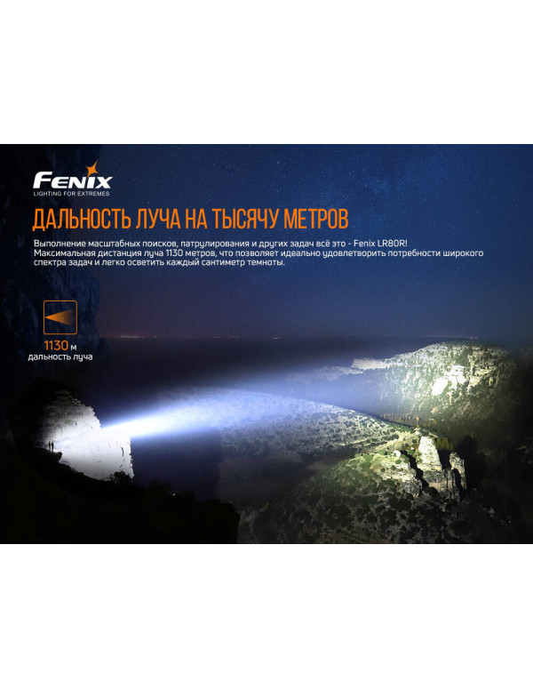 Ліхтар ручний Fenix LR80R