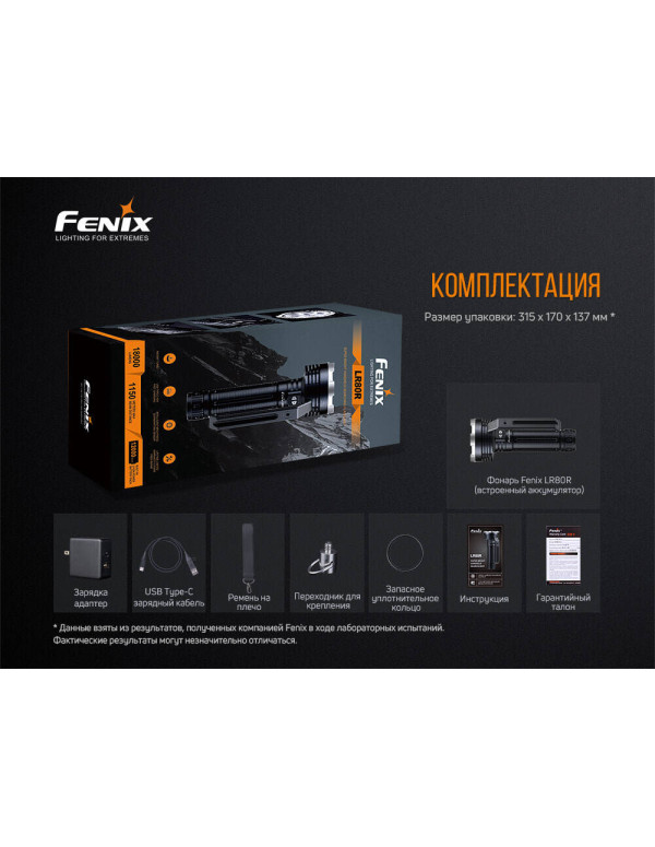 Ліхтар ручний Fenix LR80R
