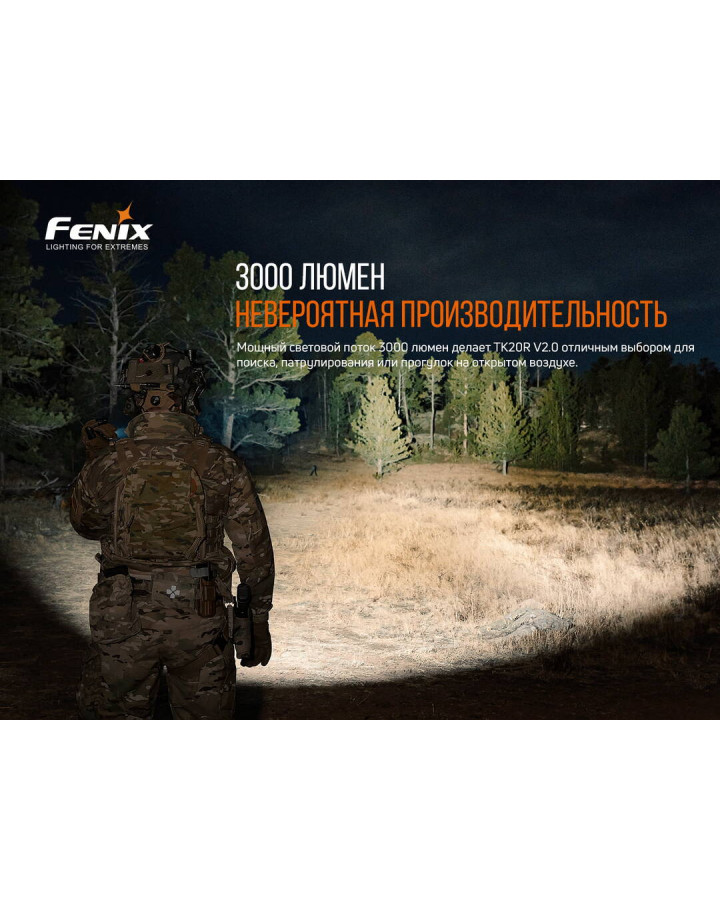 Ліхтар ручний Fenix TK20R V2.0