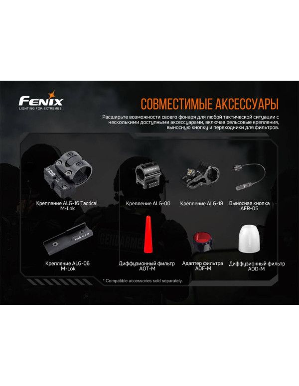 Ліхтар ручний Fenix TK20R V2.0