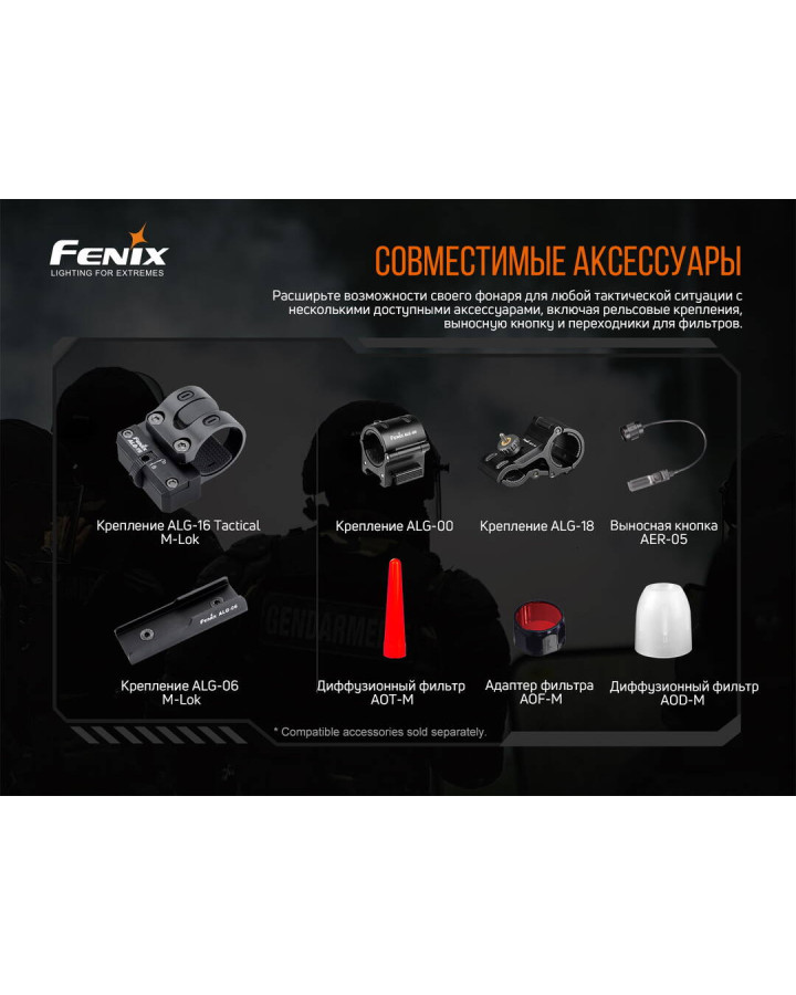 Ліхтар ручний Fenix TK20R V2.0