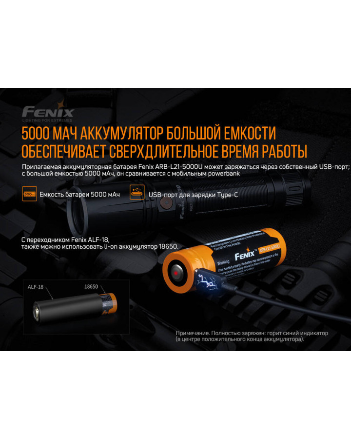 Ліхтар ручний лазерний Fenix TK30 Laser