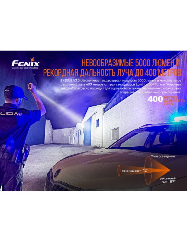 Ліхтар ручний Fenix TK35UE V2.0