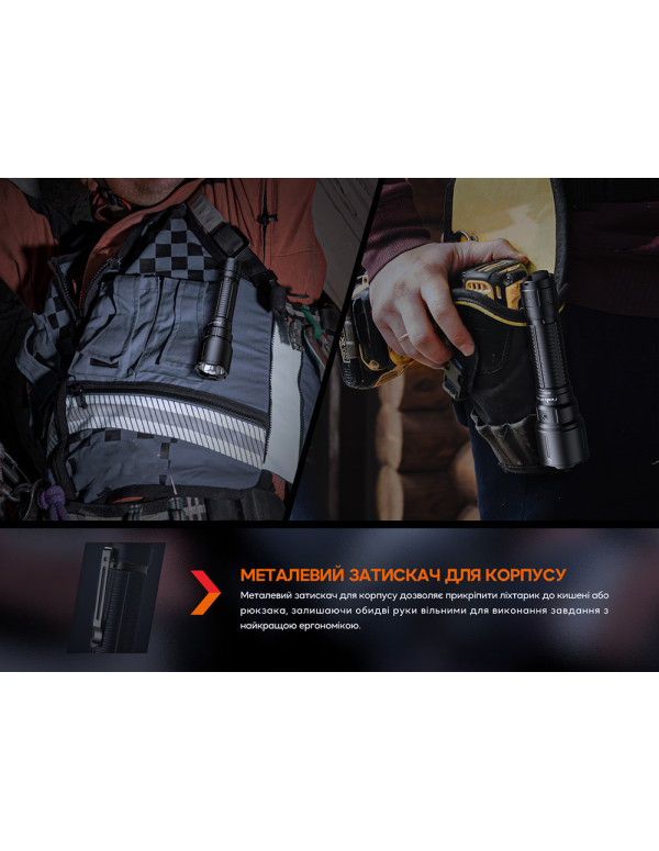 Ліхтар професіональний Fenix WF26R з магнітною зарядкою