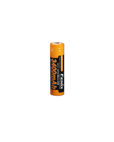 Акумулятор 18650 Fenix (3400 mAh) micro usb зарядка