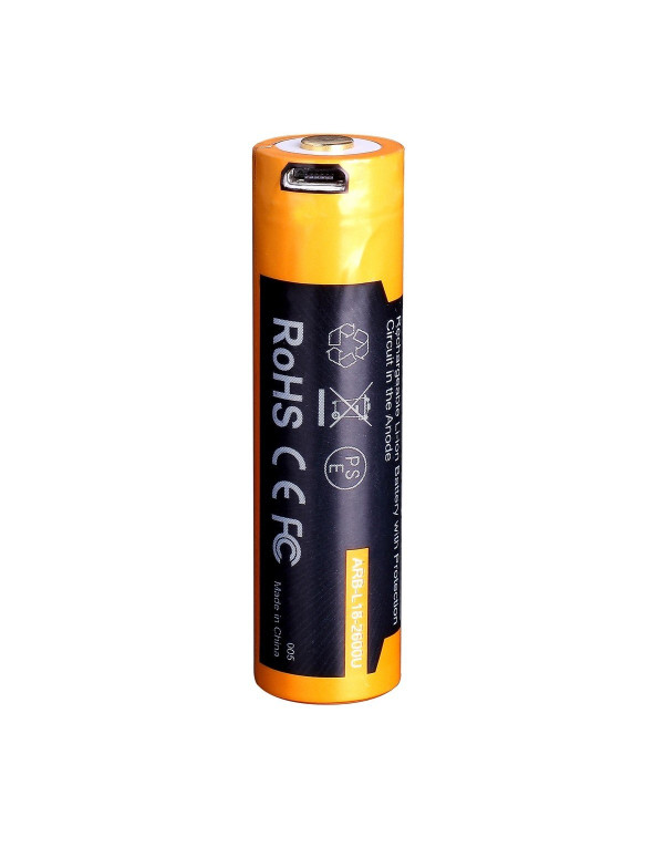 Акумулятор 18650 Fenix (2600 mAh) micro usb зарядка