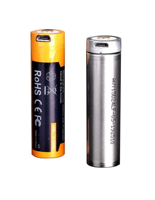Акумулятор 18650 Fenix (3500 mAh) micro usb зарядка