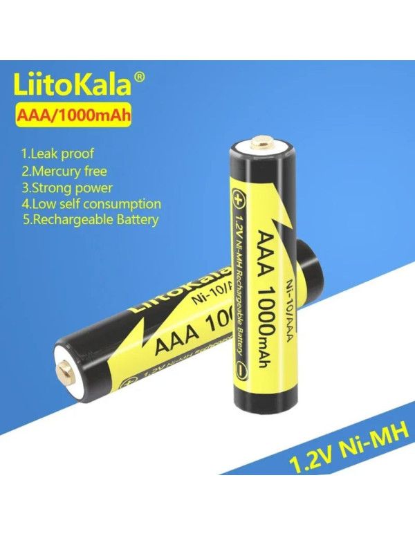 Акумулятор LiitoKala Ni-10/AAA 1.2V AAA 1000mAh battery