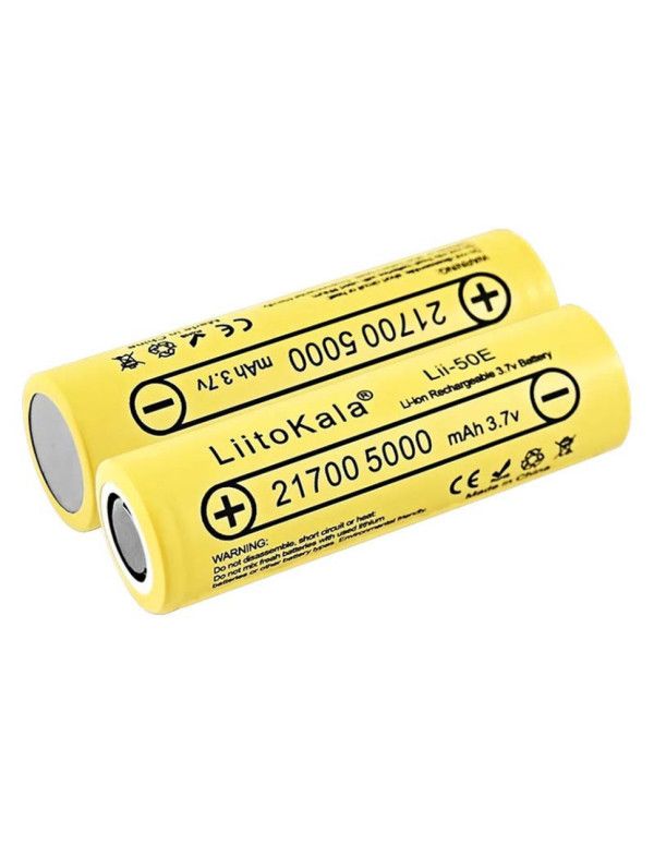 Акумулятор LiitoKala Lii-50E 21700 5000mah battery