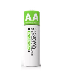 Акумулятор LiitoKala LA-3450T AA на 3450мАг 1.5V type-C