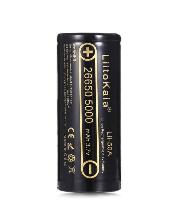 Акумулятор Liitokala Lii-50A 5000 mAh 20A 26650 Li-ion