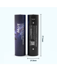 Акумулятор літієвий LiitoKala Type c-50T 21.5*77mm на 5000мАг