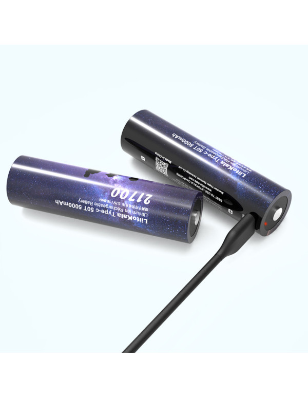 Акумулятор літієвий LiitoKala Type c-50T 21.5*77mm на 5000мАг