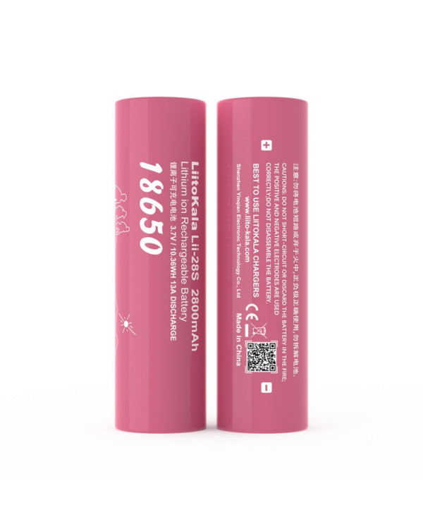 Акумулятор літій-іонний LiitoKala Lii-28S 18650 на 2800мАг 13A