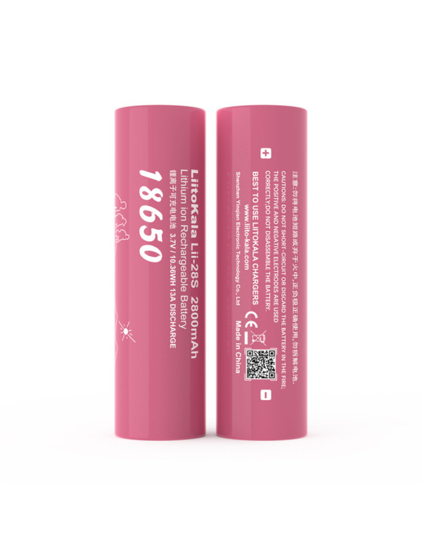 Акумулятор літій-іонний LiitoKala Lii-28S 18650 на 2800мАг 13A