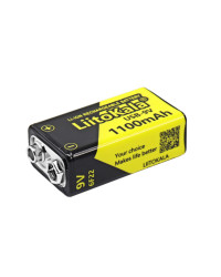 USB акумулятор Крона LiitoKala Type C на 1100 мАг 9V USB акумулятор Крона LiitoKala Type C на 1100 мАг 9V