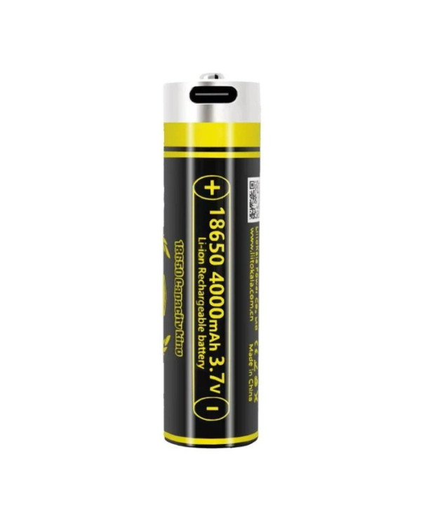 Акумулятор LiitoKala USB-King4000 18650 на 4000 mAh з USB