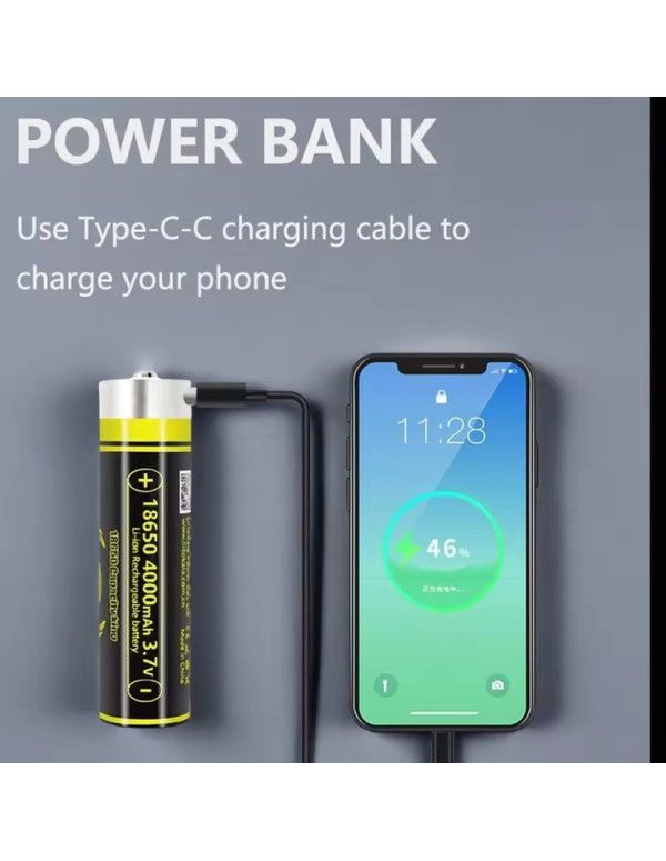 Акумулятор LiitoKala USB-King4000 18650 на 4000 mAh з USB