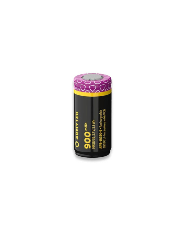 Акумулятор літієвий 18350 Li-Ion Armytek (900mAh)