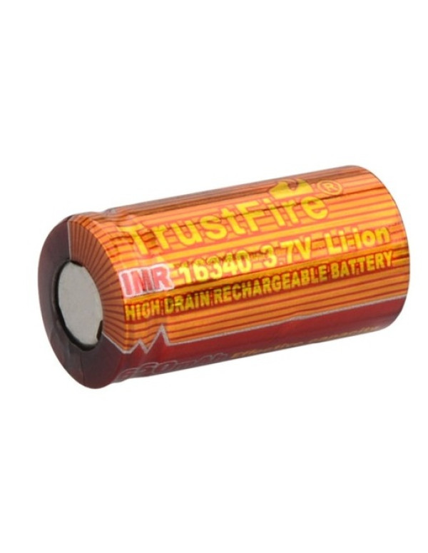 Акумулятор 16340 CR123 650 mAh Trustfire