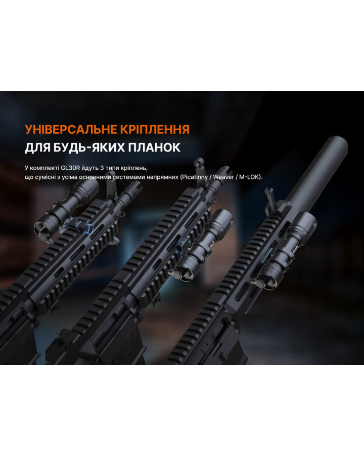 Ліхтар до пістолета Fenix GL30R