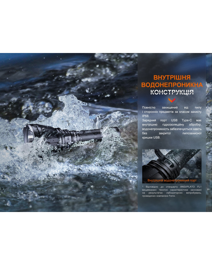 Далекобійний ліхтар Fenix HT18R
