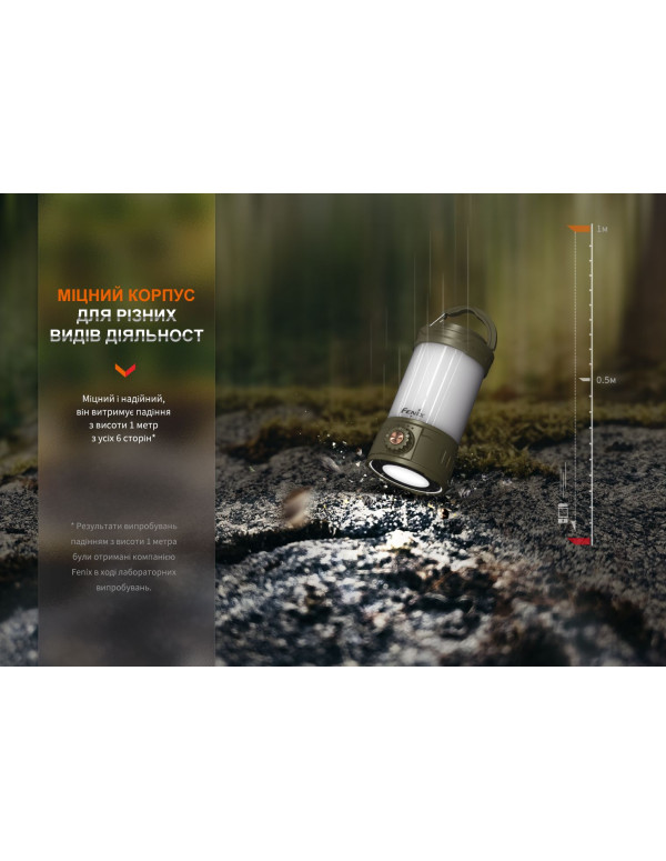 Ліхтар кемпінговий Fenix CL26R Pro, темно-зелений