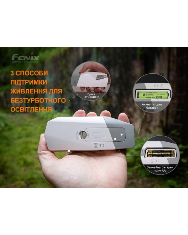 Ліхтар ручний з автономним живленням Fenix E-STAR
