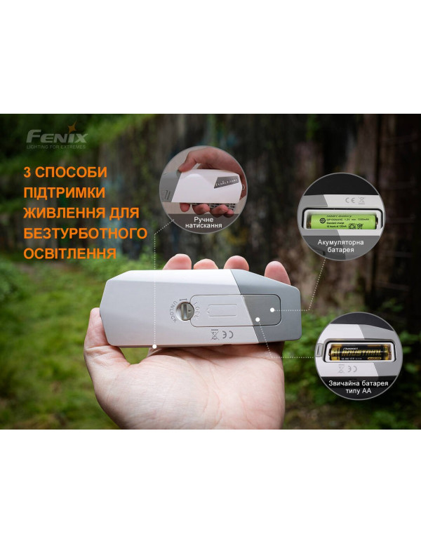 Ліхтар ручний з автономним живленням Fenix E-STAR