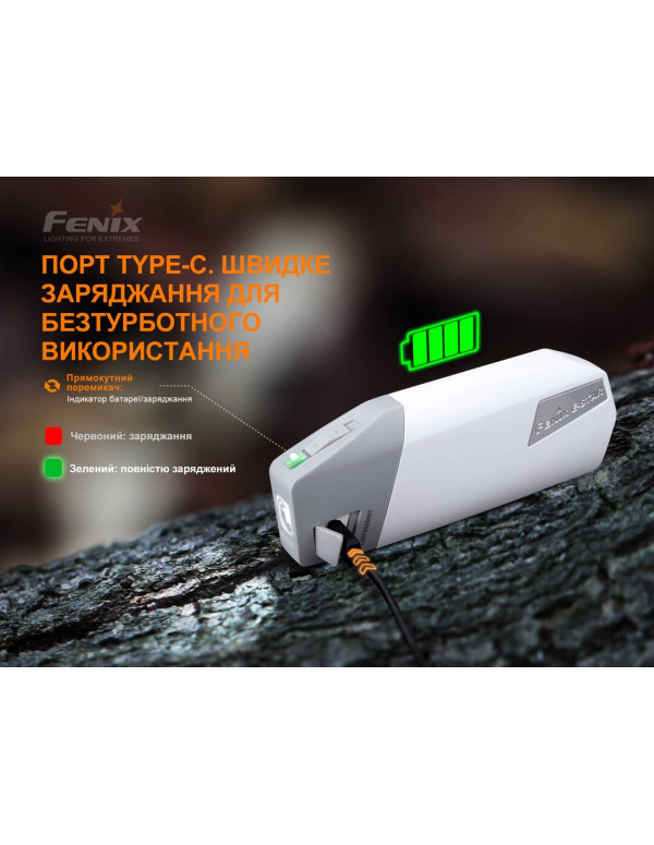Ліхтар ручний з автономним живленням Fenix E-STAR