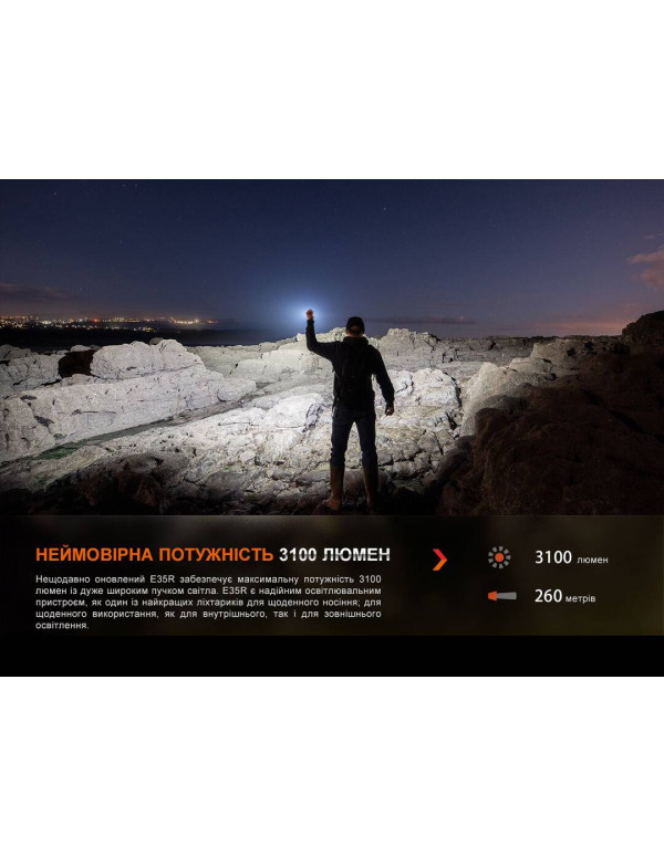 Ліхтар ручний Fenix E35R
