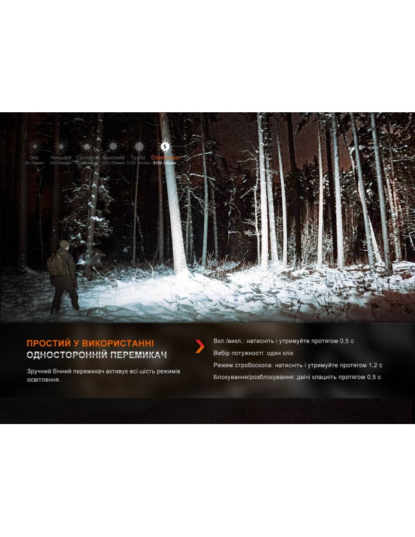 Ліхтар ручний Fenix E35R