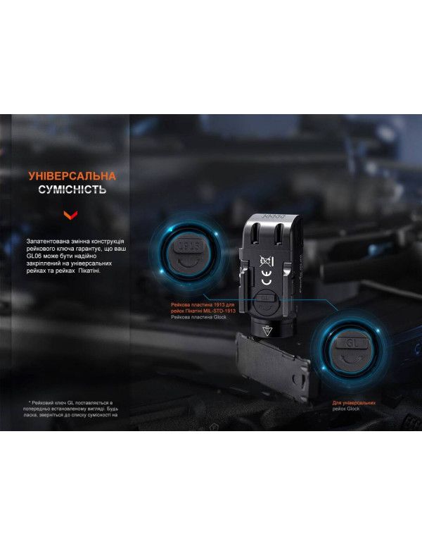 Ліхтар до пістолета Fenix GL06