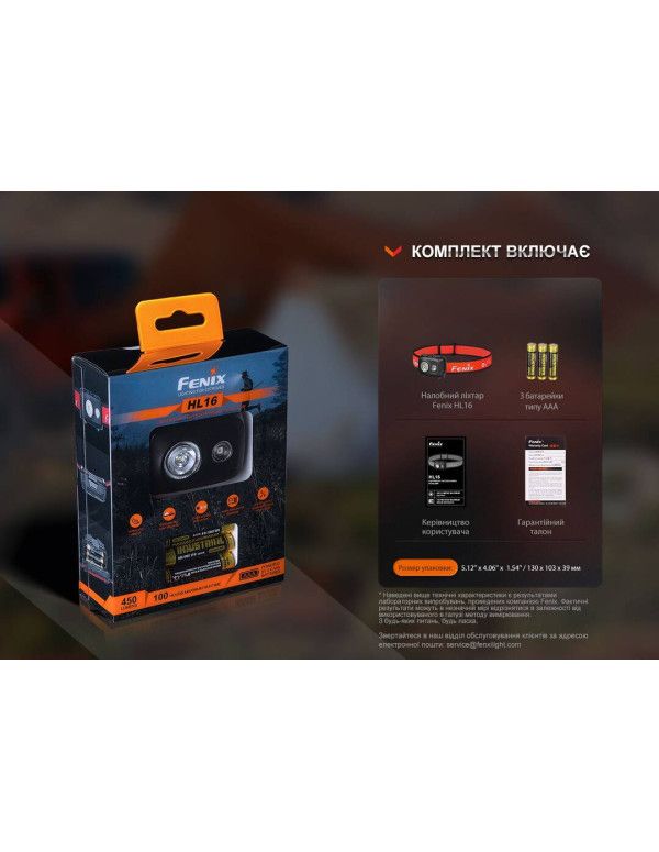Ліхтар налобний Fenix HL16 AAA світло-зелений