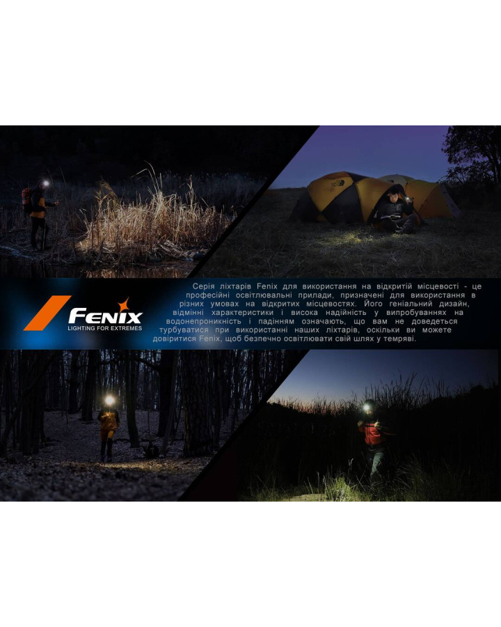 Ліхтар налобний Fenix HL16 AAA чорний