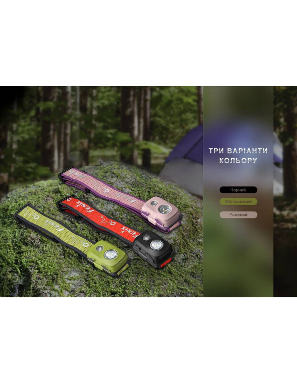 Ліхтар налобний Fenix HL16 AAA рожевий