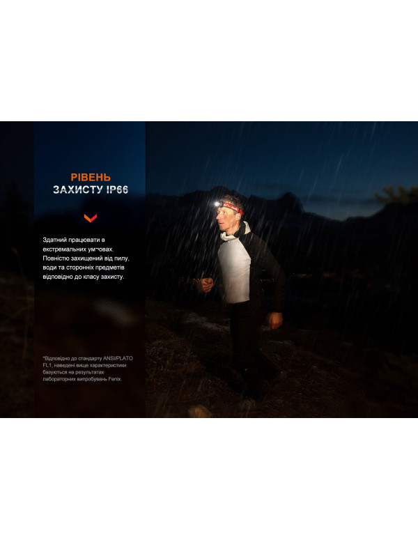 Ліхтар налобний Fenix HL32R-T чорний