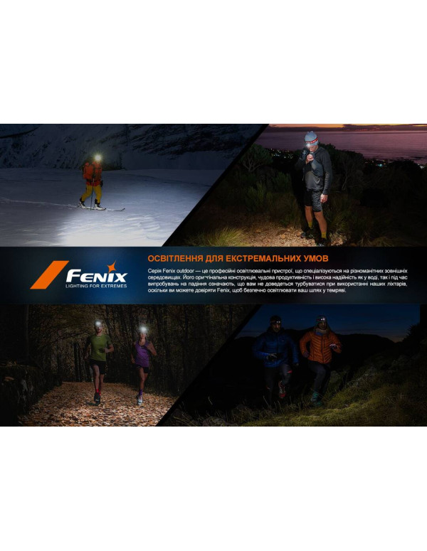 Ліхтар налобний Fenix HL32R-T синій