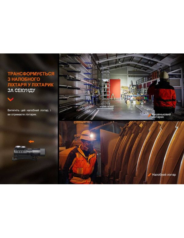 Ліхтар налобний Fenix HM71R